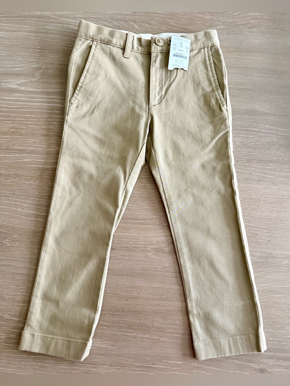 Crewcuts Boys’ Khakis Straight Chino Pants Skinny New with Tags. Size 4
